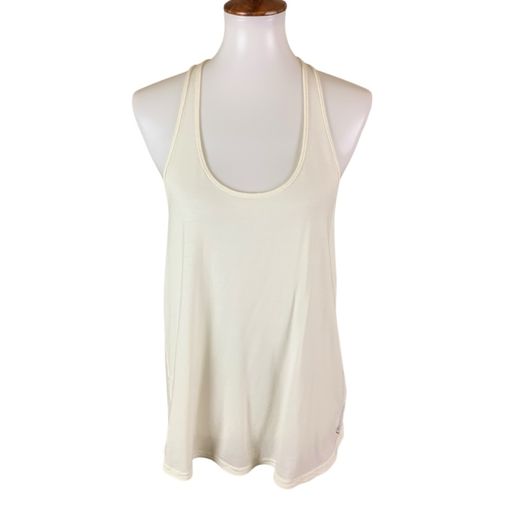 Allbirds Ivory Racerback Tank Top Lightweight Breathable Athletic Medium